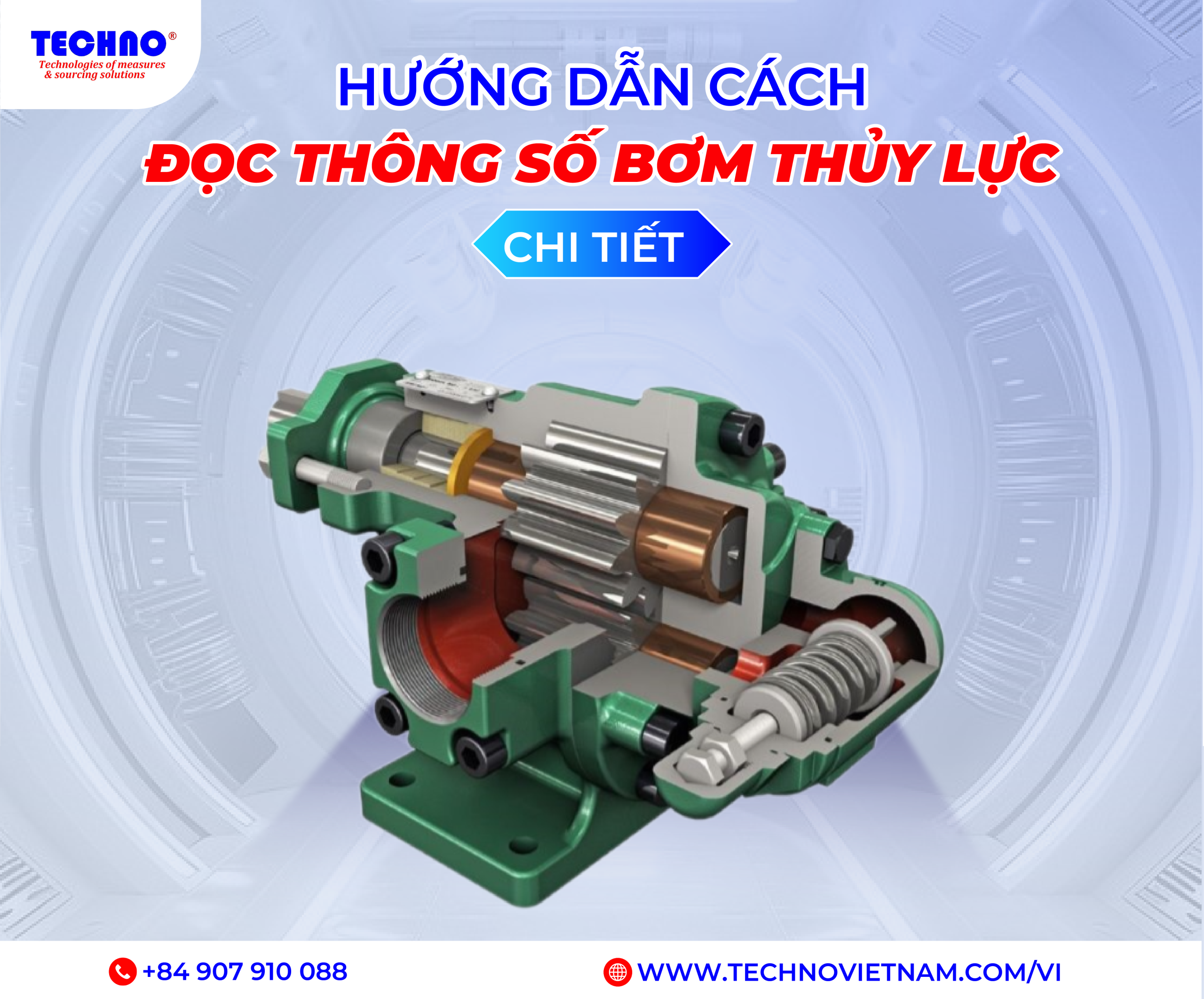Hướng dẫn cách đọc thông số bơm thủy lực chi tiết