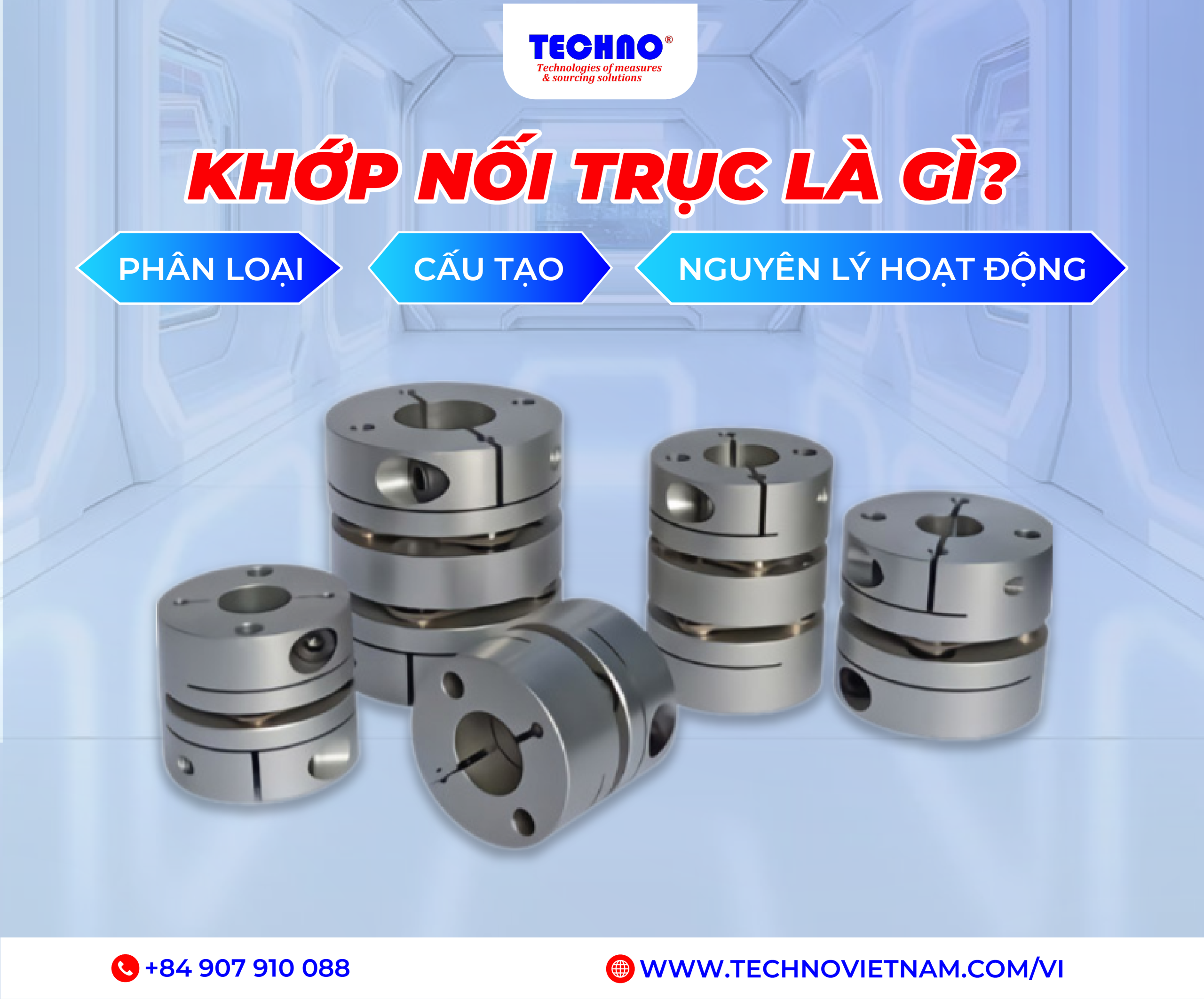 Khớp nối trục là gì? Phân loại, ứng dụng & Cách lựa chọn