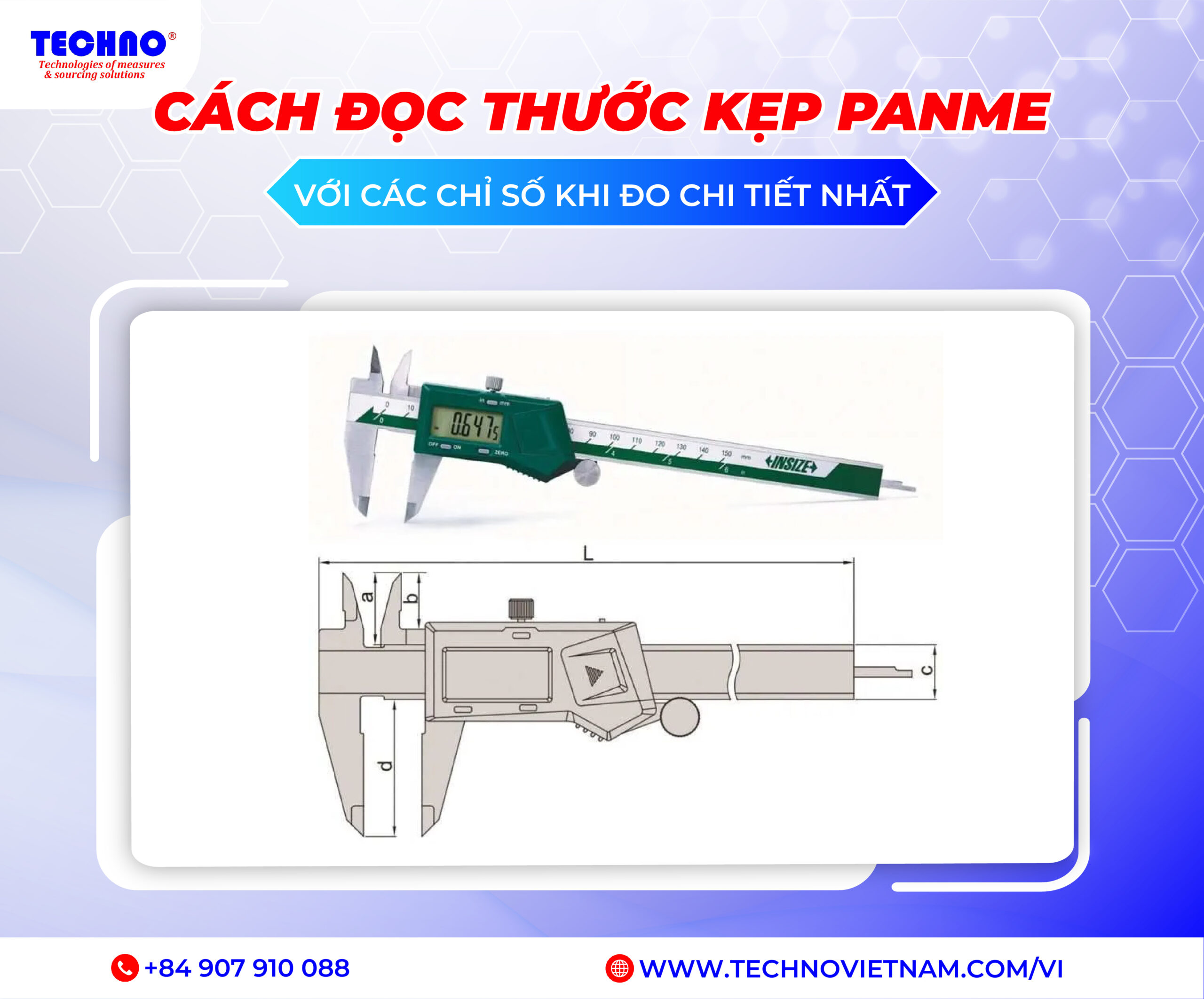 Cách đọc thước kẹp panme với các chỉ số khi đo chi tiết nhất