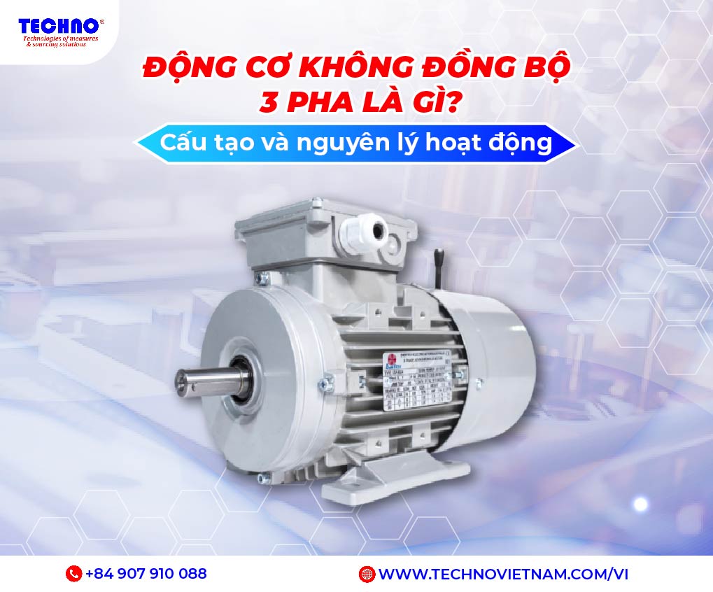 Động cơ không đồng bộ 3 pha là gì? Cấu tạo và nguyên lý hoạt động