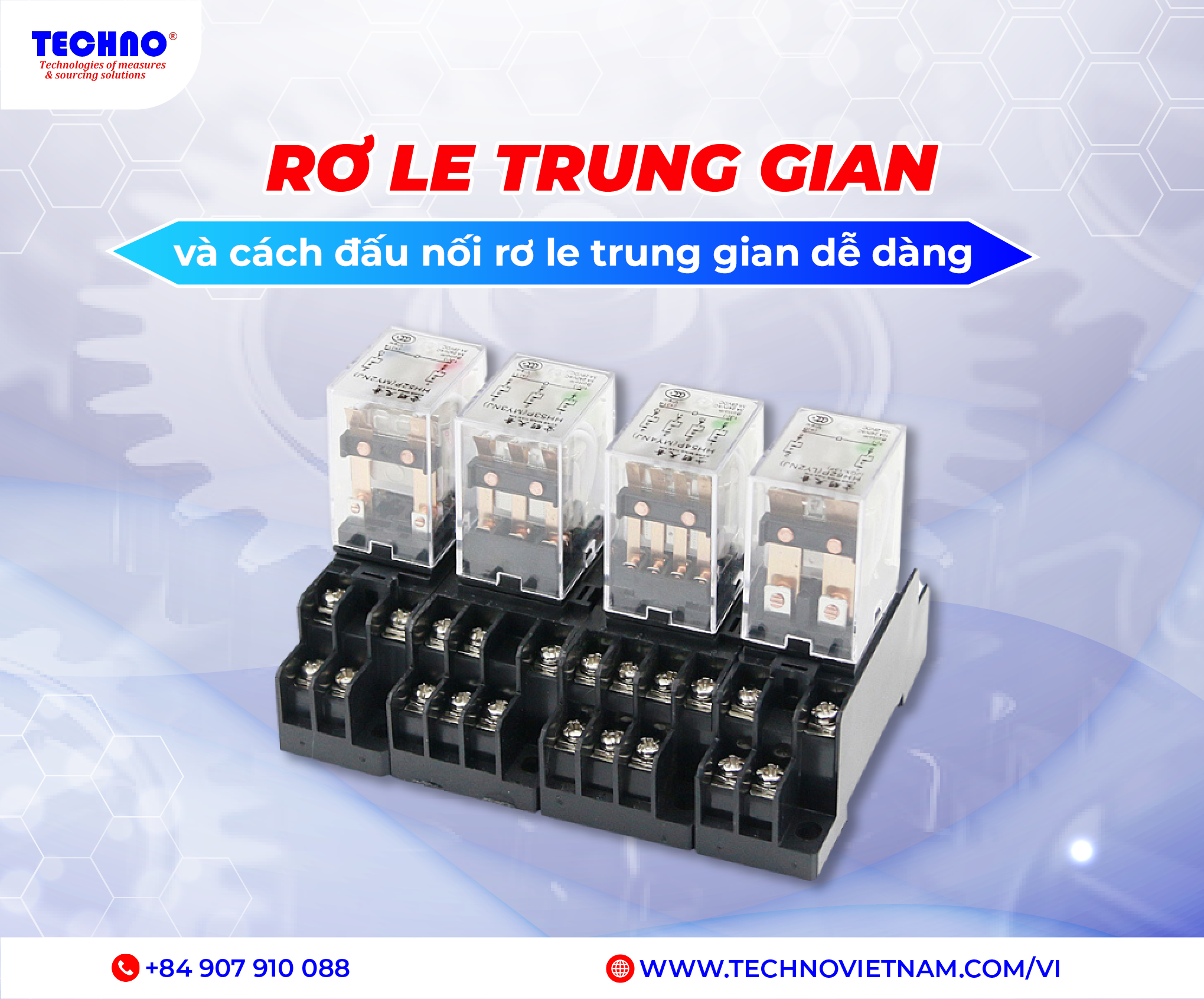 Rơ le trung gian và cách đấu nối rơ le trung gian dễ dàng