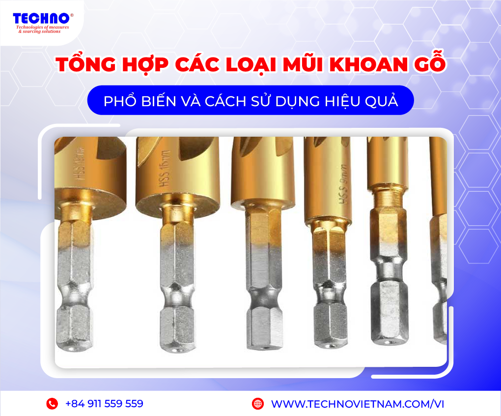 Tổng Hợp Các Loại Mũi Khoan Gỗ Phổ Biến Và Cách Sử Dụng Hiệu Quả