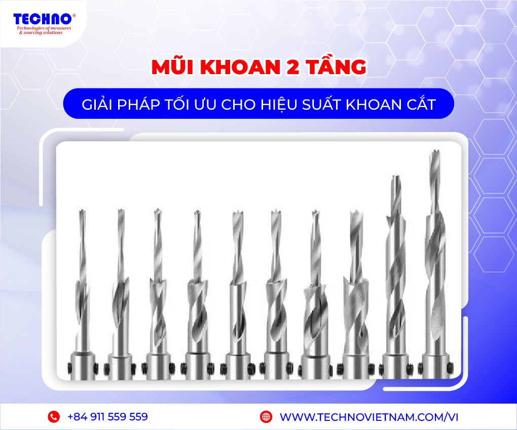 Mũi Khoan 2 Tầng – Giải Pháp Tối Ưu Cho Hiệu Suất Khoan Cắt
