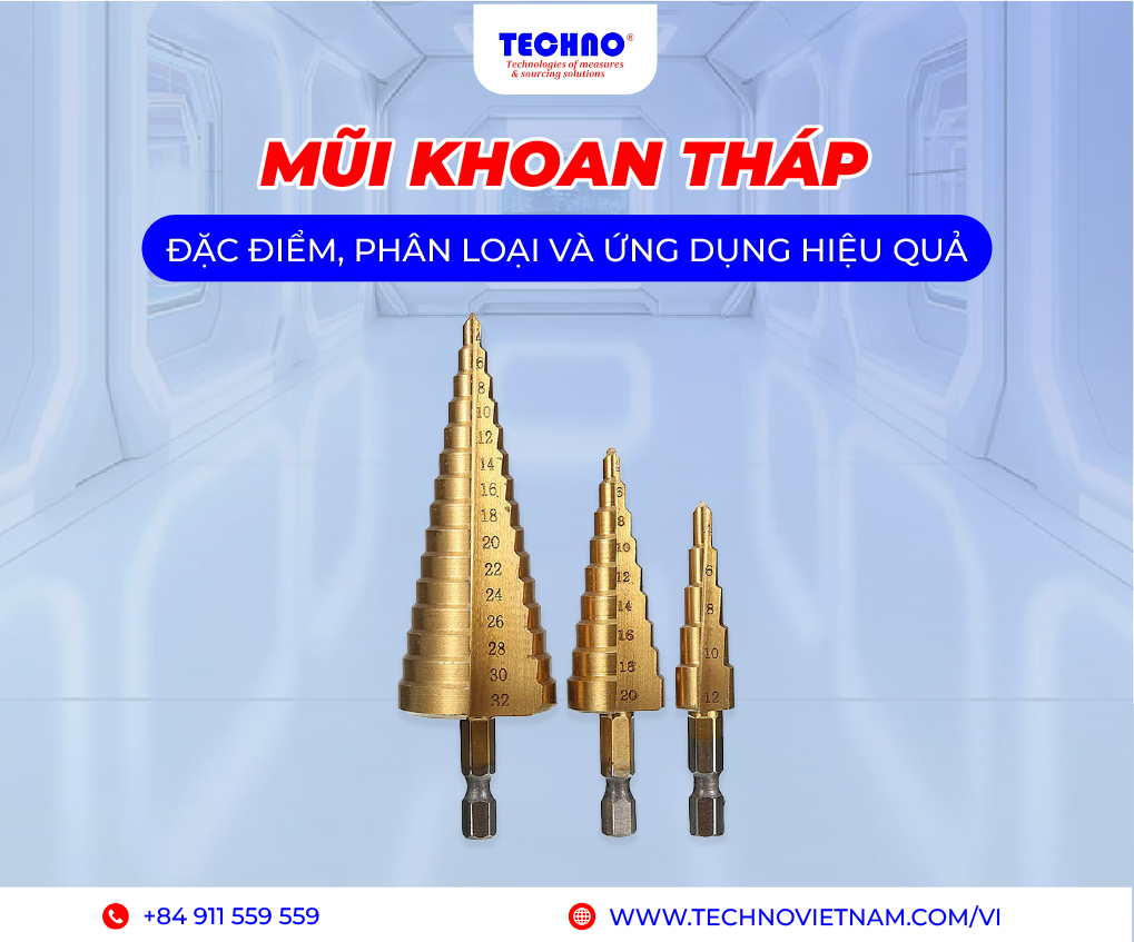 Mũi Khoan Tháp: Đặc Điểm, Phân Loại Và Ứng Dụng Hiệu Quả