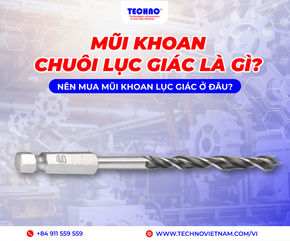 Mũi Khoan Chuôi Lục Giác Là Gì? Nên mua mũi khoan lục giác ở đâu?