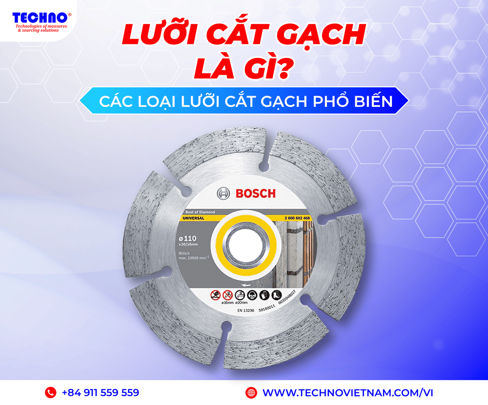 Lưỡi cắt gạch là gì? Các loại lưỡi cắt gạch phổ biến