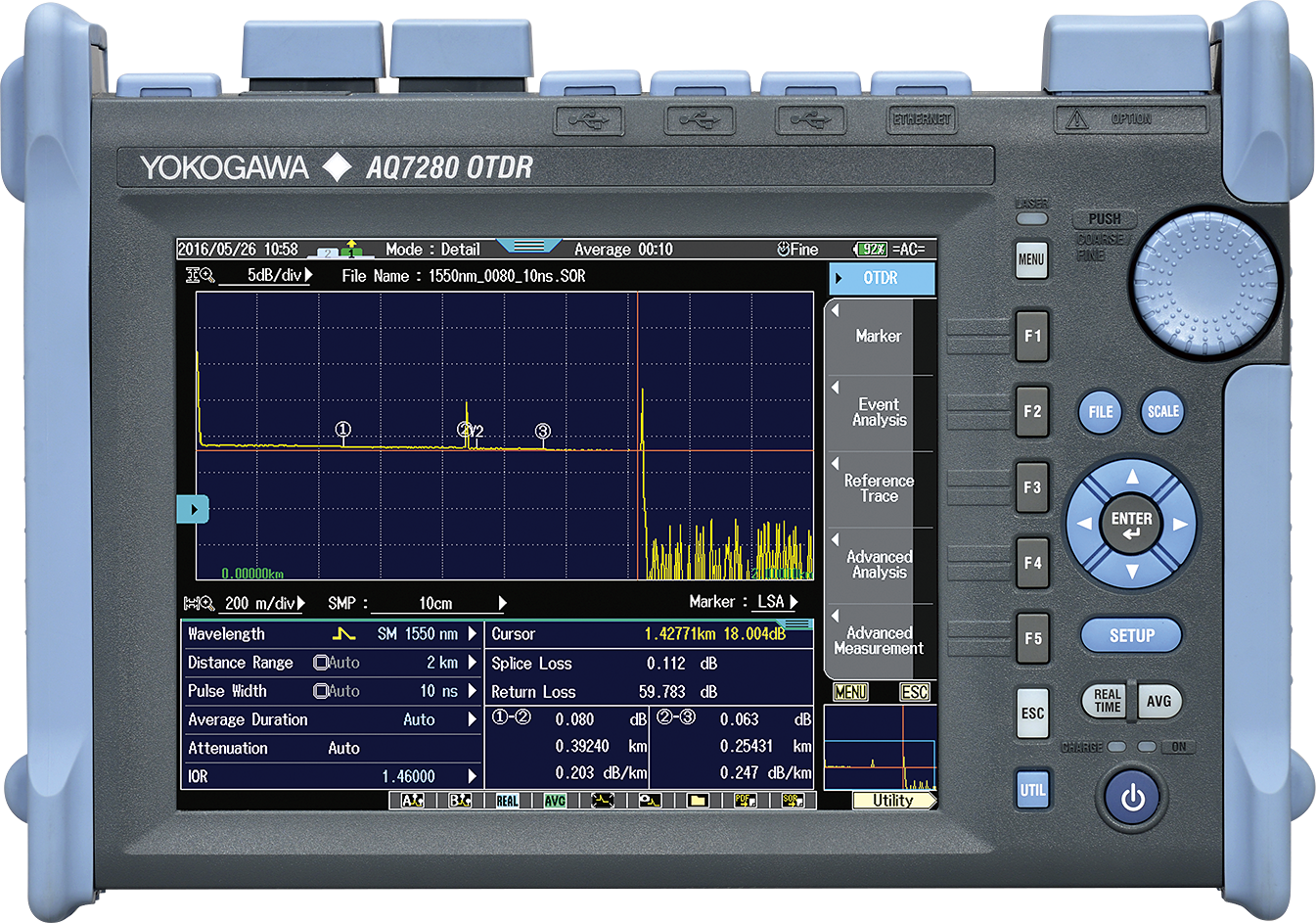Máy đo cáp quang OTDR Yokogawa AQ7280 Series