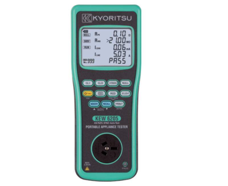 Thiết bị kiểm tra thiết bị điện cầm tay Kyoritsu Model KEW 6205