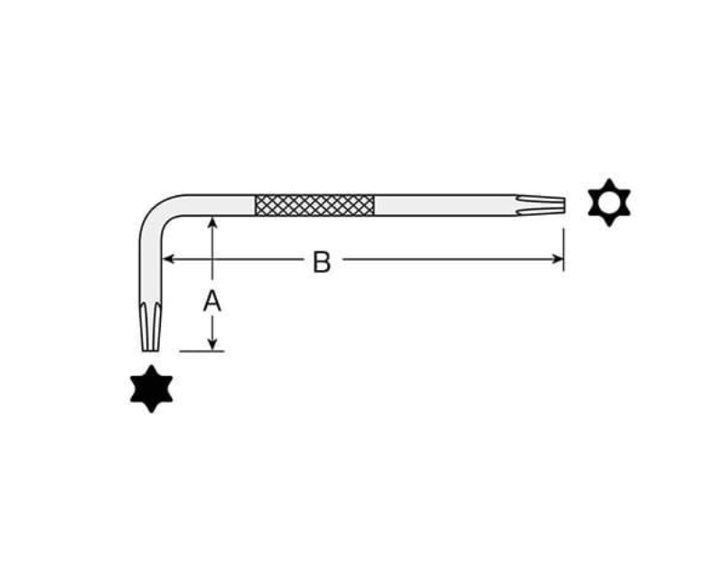 Bộ lục giác hoa thị Hozan W-82