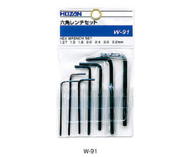 Bộ cờ lê lục giác Hozan W-91