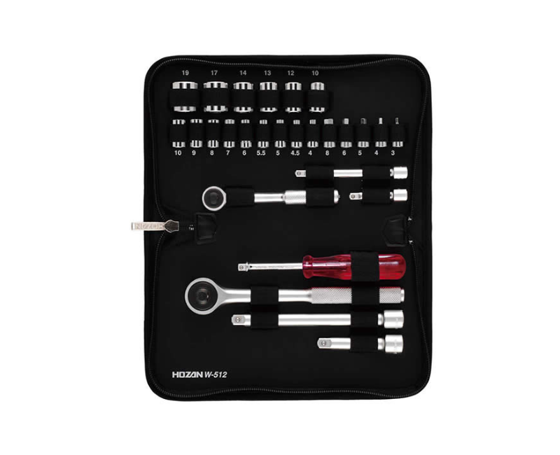 Bộ cờ lê khẩu Hozan W-512