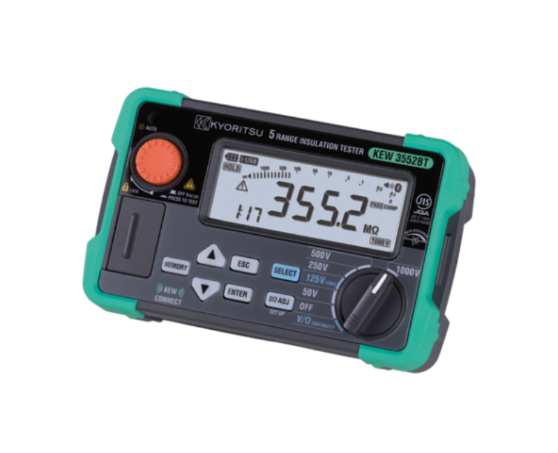 Đồng hồ đo điện trở cách điện Kyoritsu KEW 3552BT