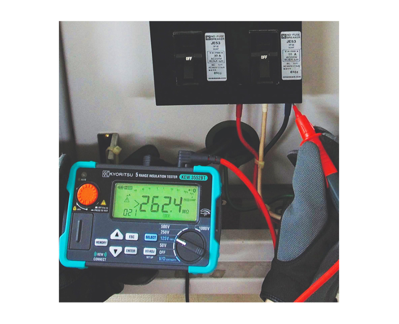 Đồng hồ đo điện trở cách điện Kyoritsu KEW 3552BT