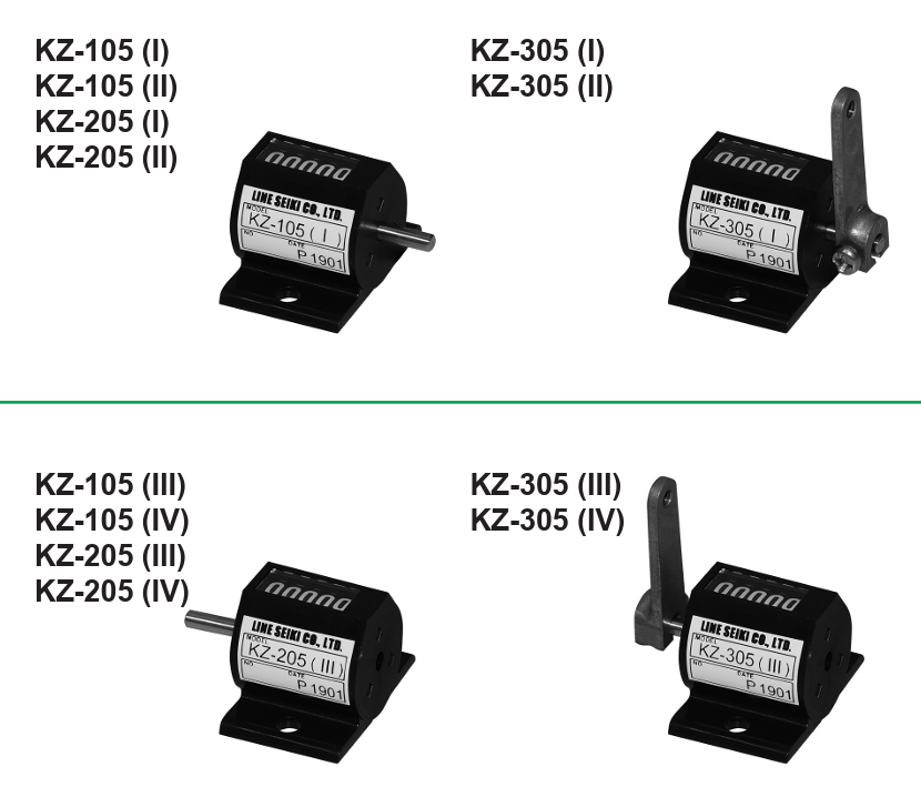 Bộ đếm cơ học siêu nhỏ gọn Line Seiki KZ Series
