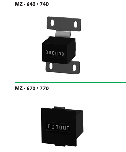Bộ đếm tổng điện từ Line Seiki MZ Series