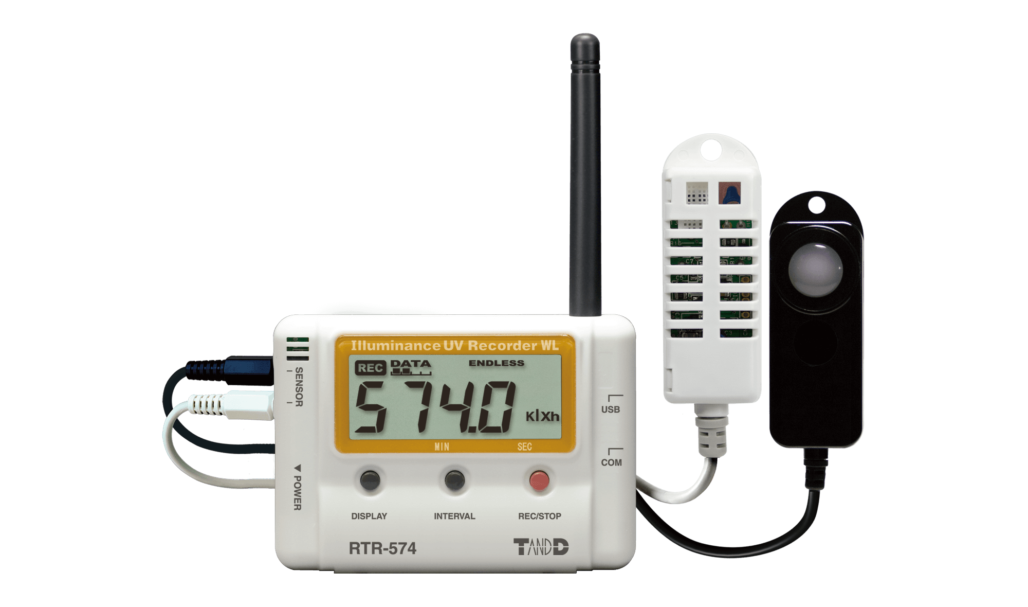 Máy đo cường độ ánh sáng tia UV nhiệt độ độ ẩm Tandd RTR-574