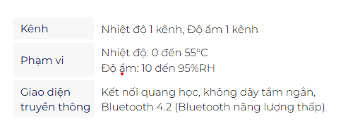 Thiết bị ghi nhiệt độ và độ ẩm TandD RTR503B