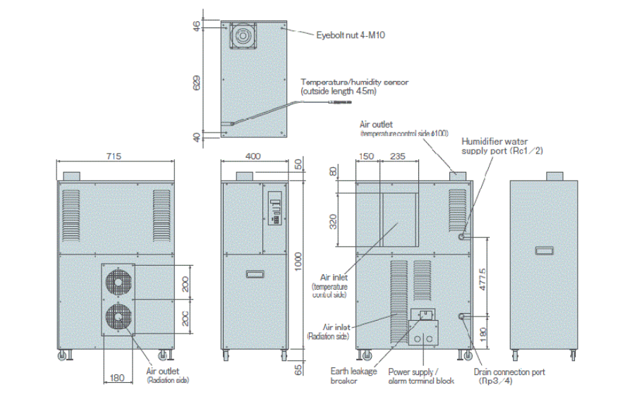 Máy điều hòa không khí chính xác Apiste PAU-A920S-HC/ PAU-A1400S-HC