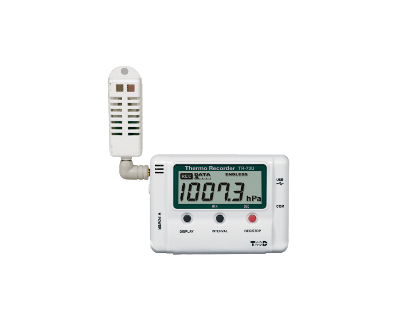Thiết Bị Ghi Nhiệt Độ Độ Ẩm và Áp Suất Khí Quyển T&D TR-73U