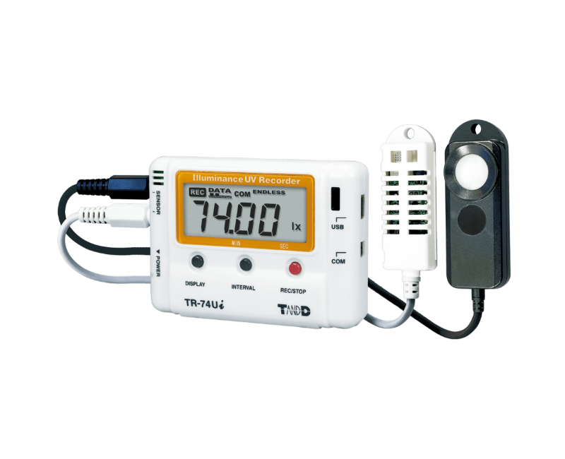 Máy đo độ rọi cường độ tia UV nhiệt độ và độ ẩm Tandd TR-74Ui