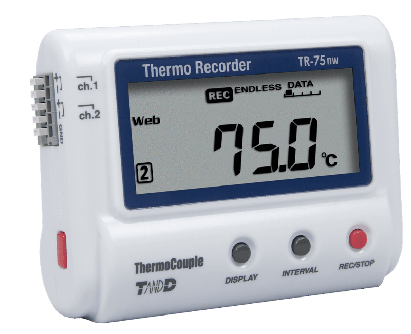 Thiết Bị Ghi Nhiệt Độ TandD TR-75nw