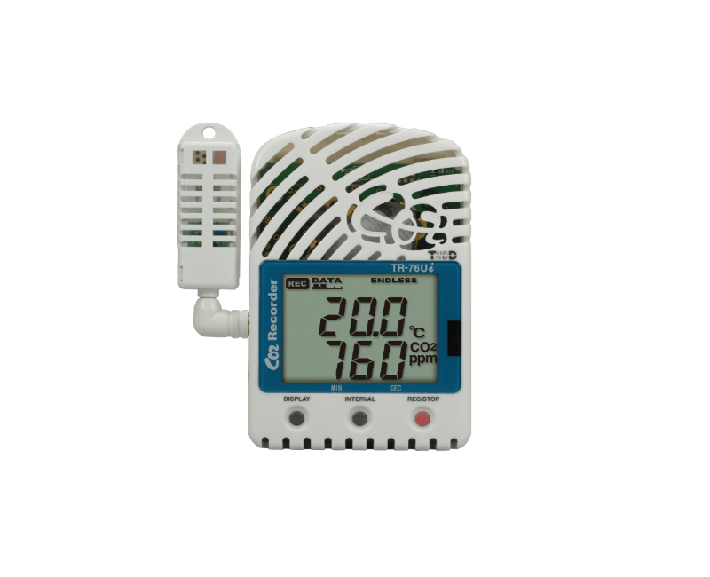 Thiết bị ghi nồng độ CO2, nhiệt độ và độ ẩm Tandd TR-76Ui