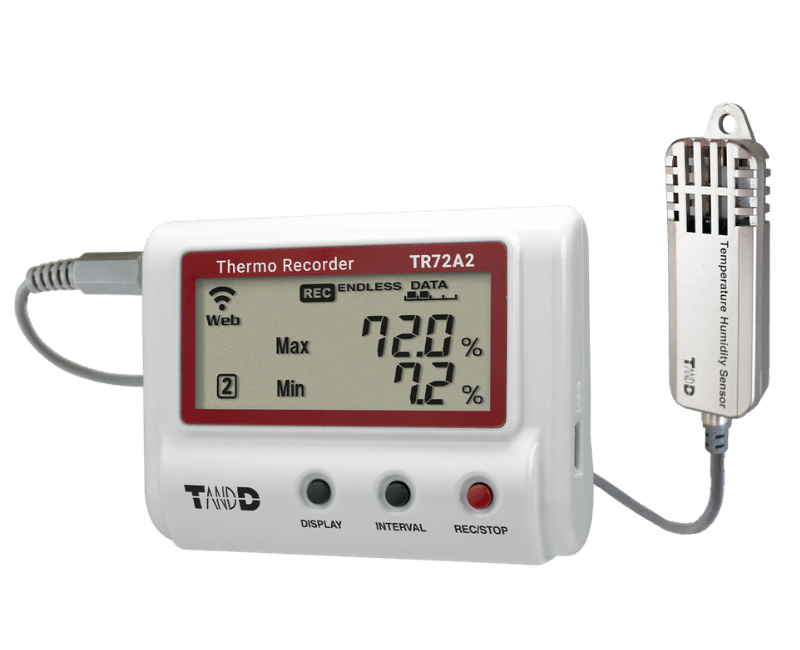 Nhiệt ẩm kế tự ghi TandD TR72A2-S