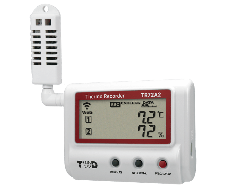 Thiết bị Ghi nhiệt độ Độ ẩm Tandd TR72A2