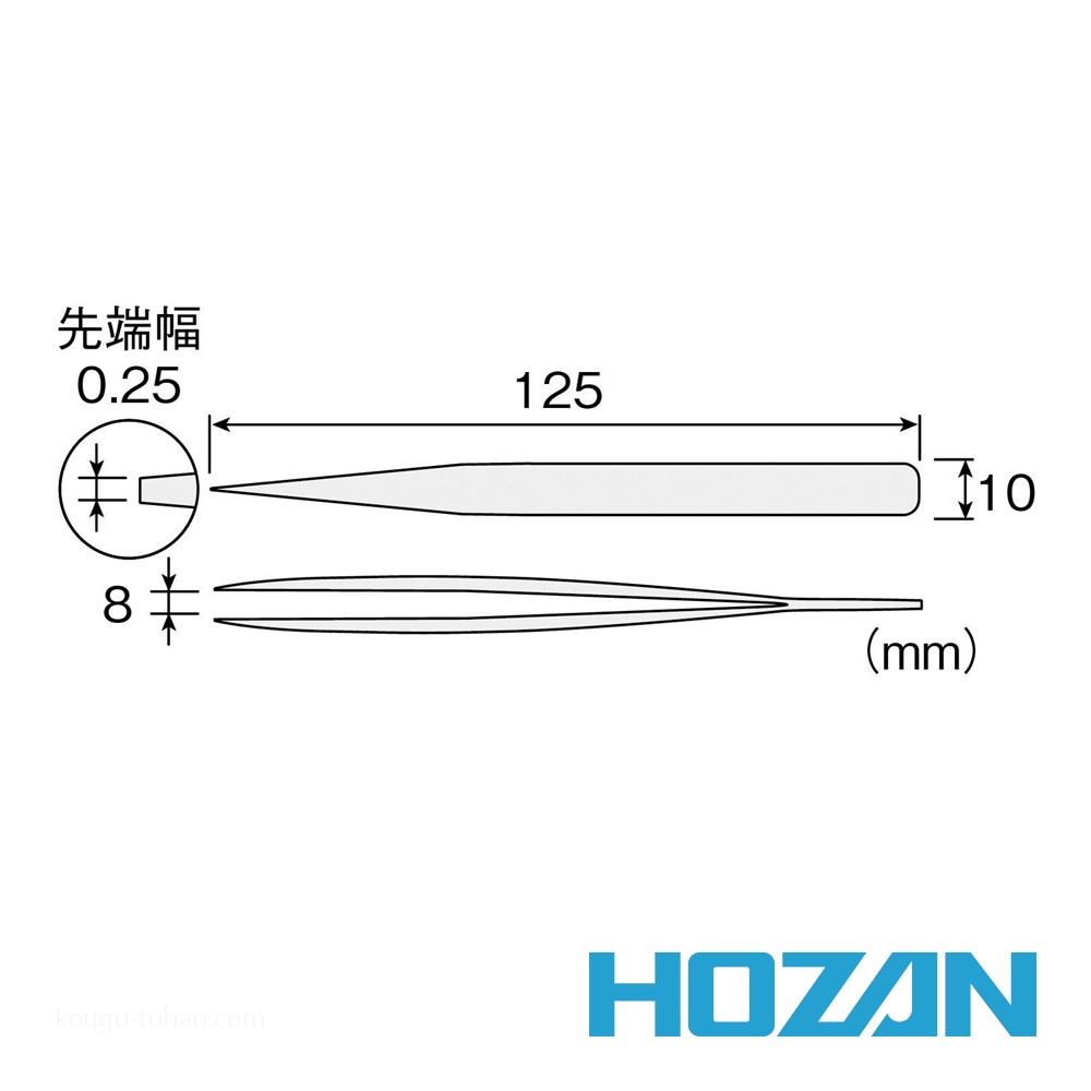 Nhíp gắp Hozan PP-136