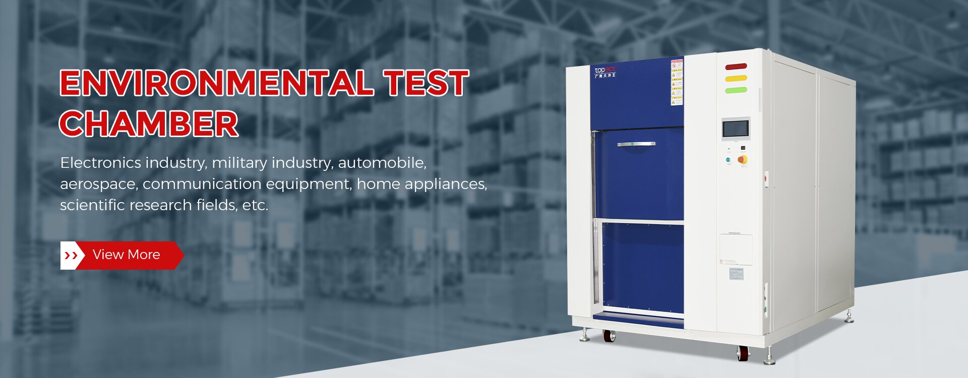 Buồng sốc nhiệt TOPECT Series 3 - T III 100-40W tuân thủ các hệ thống tiêu chuẩn khắt khe 