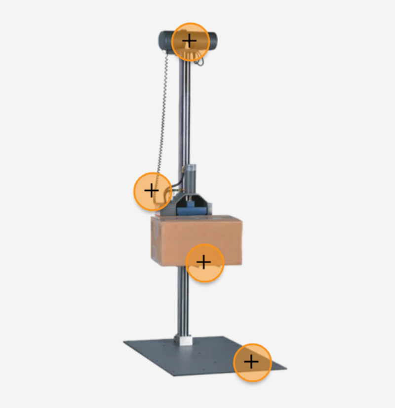 Máy thử nghiệm thả rơi PDT-80 – Thiết bị drop test chính xác cao