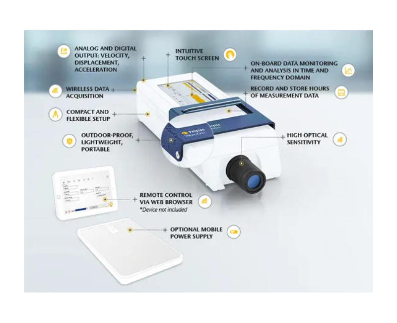 Hệ thống đo rung laser di động – Polytec – VibroGo